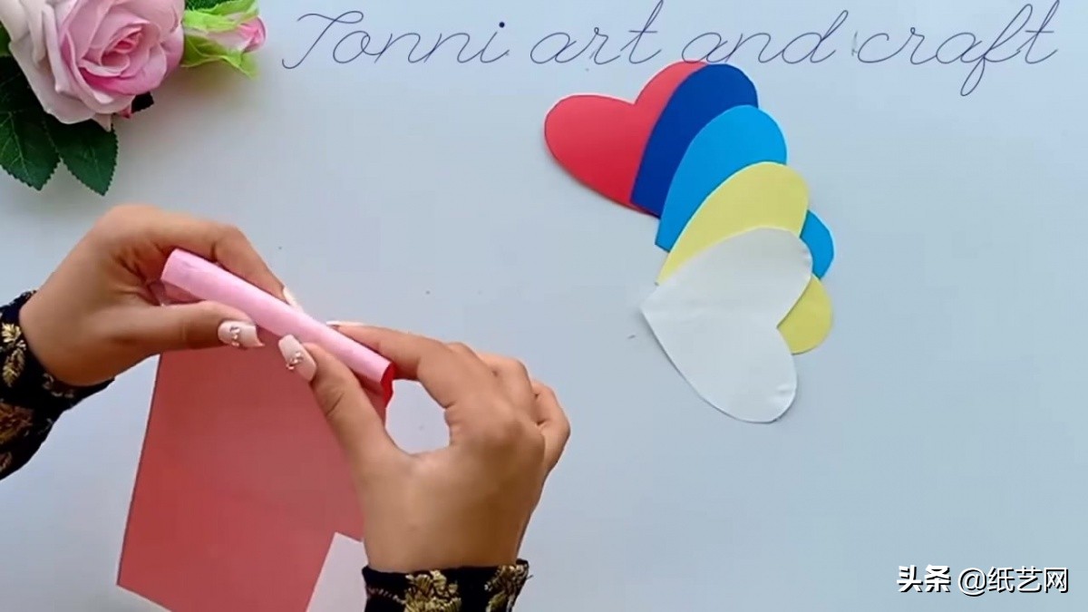 新年贺卡用卡纸还是彩纸,一看就会的超简单手工新年贺卡