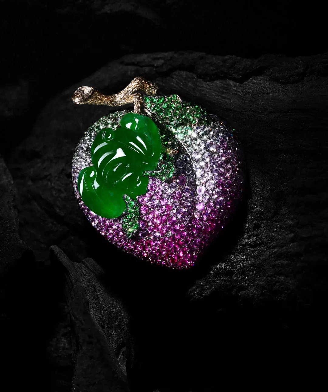 绿色翡翠蝉,帝王绿翡翠蝉