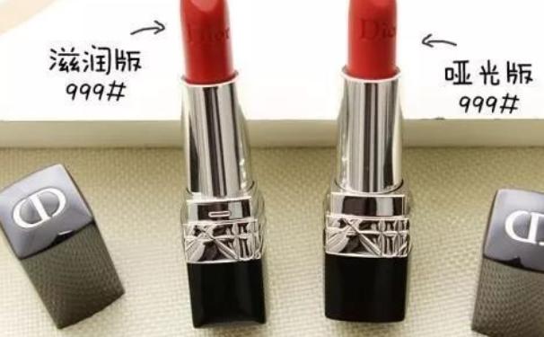 999哑光正红和999丝绒正红,迪奥999velvet和999matte什么区别