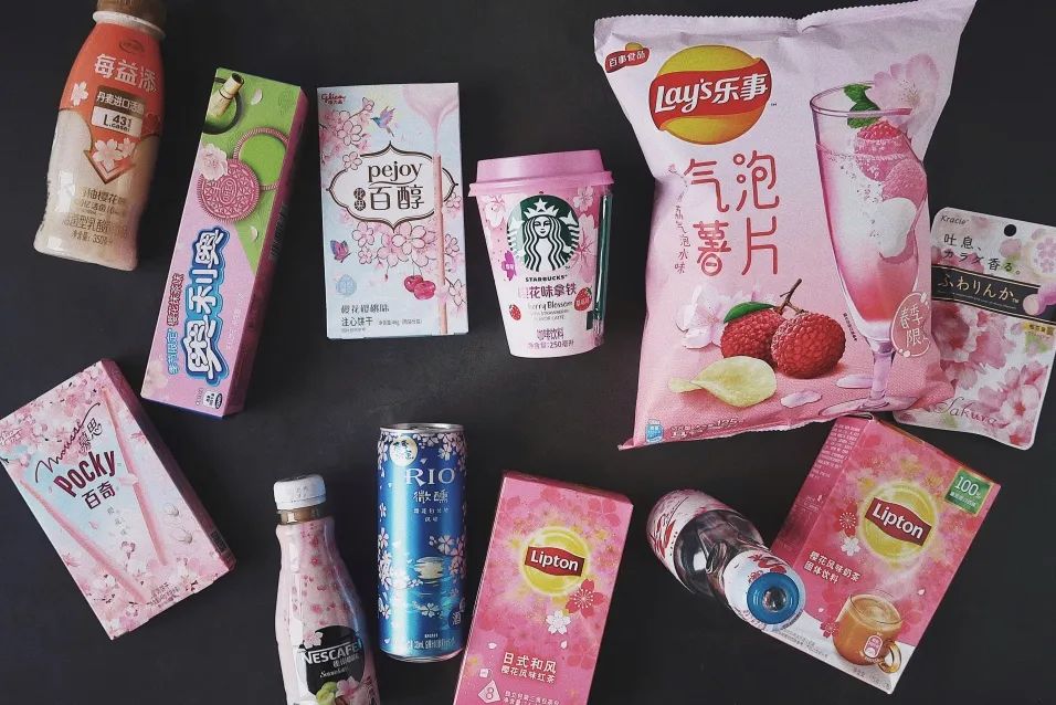 樱花限定好物,樱花限定口味的食物