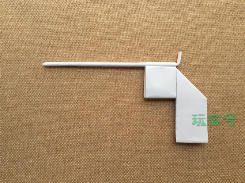简单的折纸手工手枪大全,简单的手工折纸手枪步骤图片