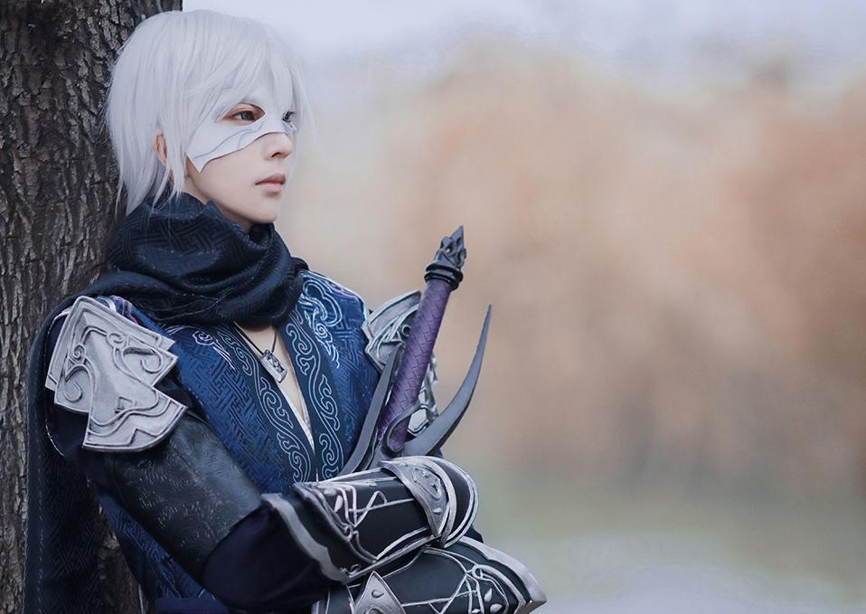 熊祁cos银发男人,熊祁最man的cos