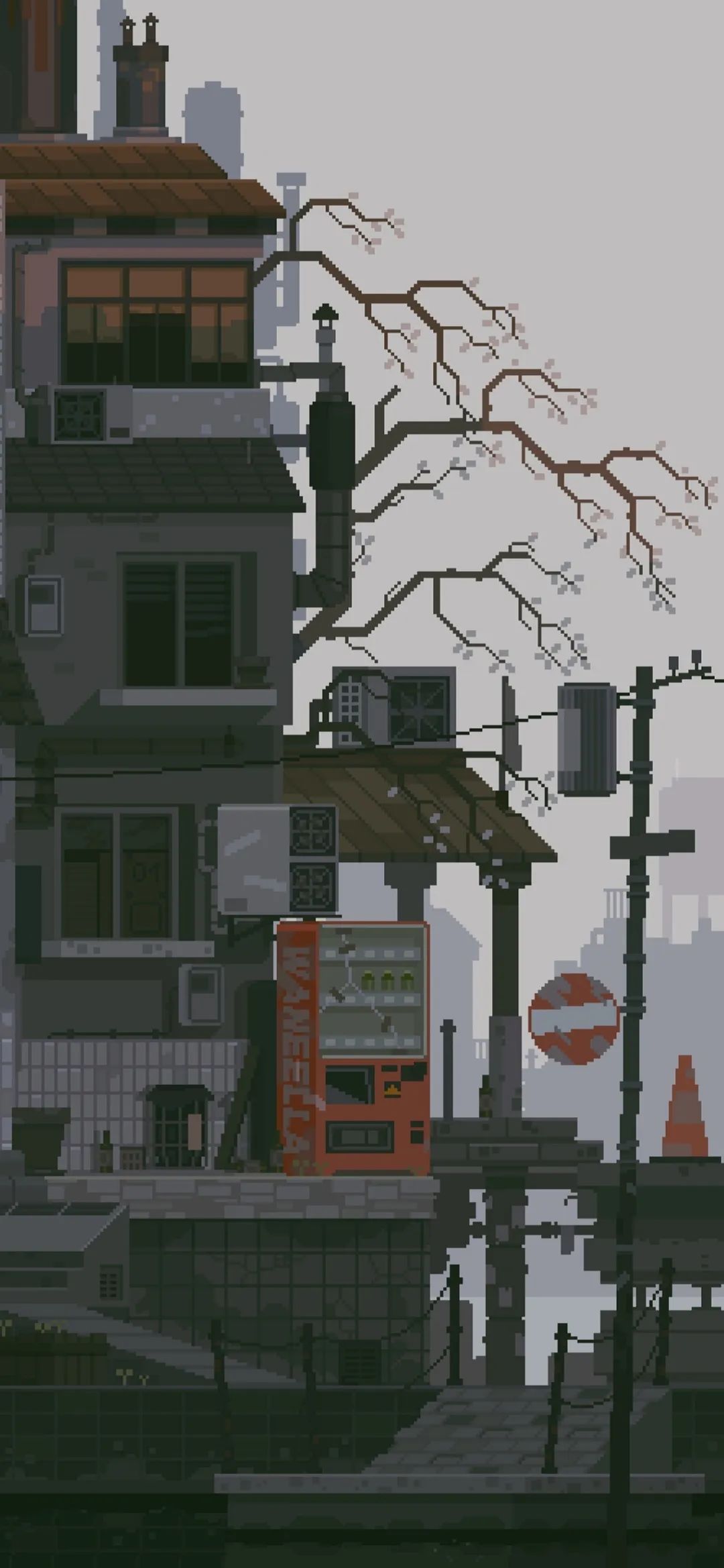 壁纸插画像素风,壁纸推荐像素风和插画风