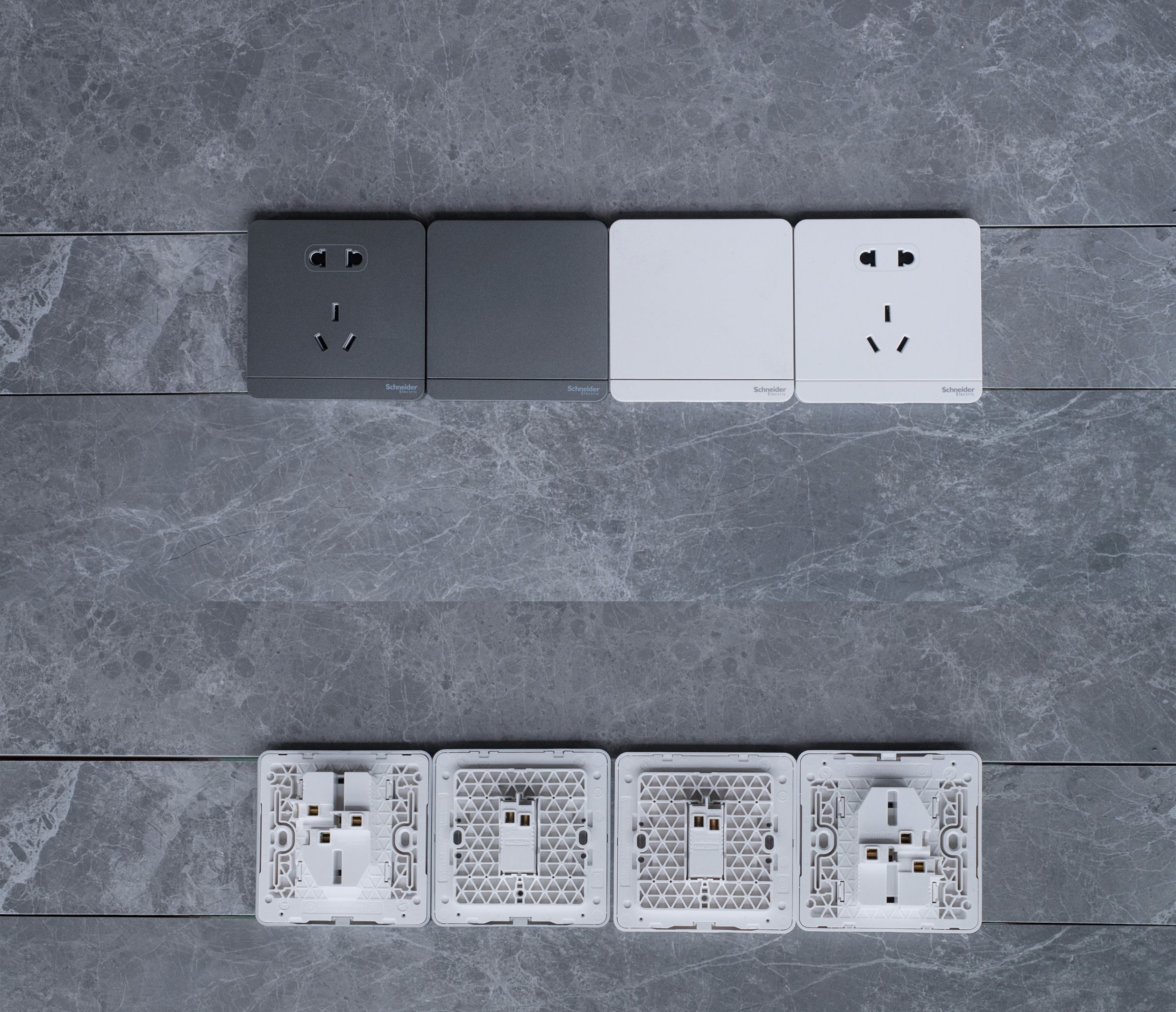 十大品牌插座开关款式,各大品牌插座面板拆解对比