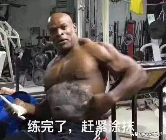 瞧那肌肉，都是喝蛋*粉白**的！一脸懵逼