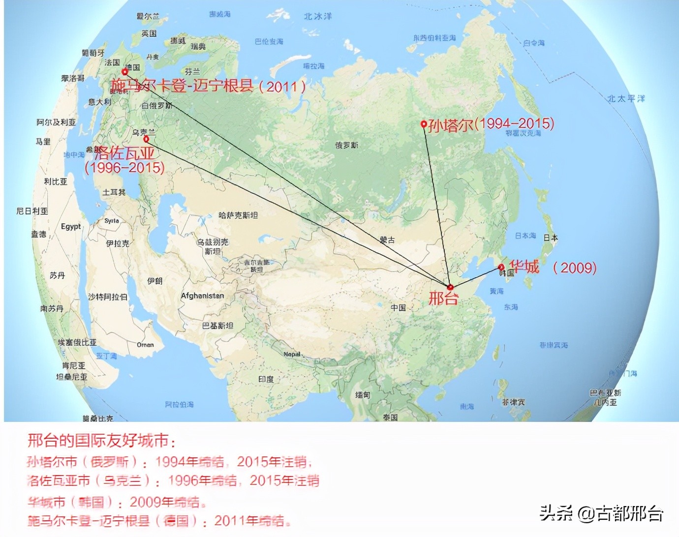 邢台有个国际姐妹城市一韩国华城市