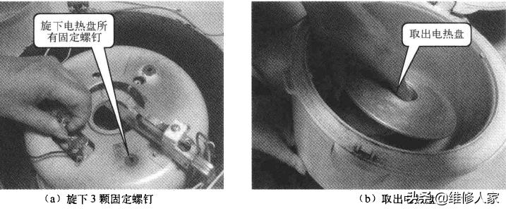 大松电饭煲上盖拆卸,美的电饭煲盖子拆卸