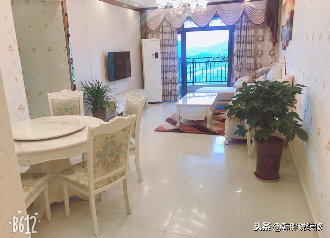 碧桂园高定墙纸,碧桂园110精装房后期软装案例