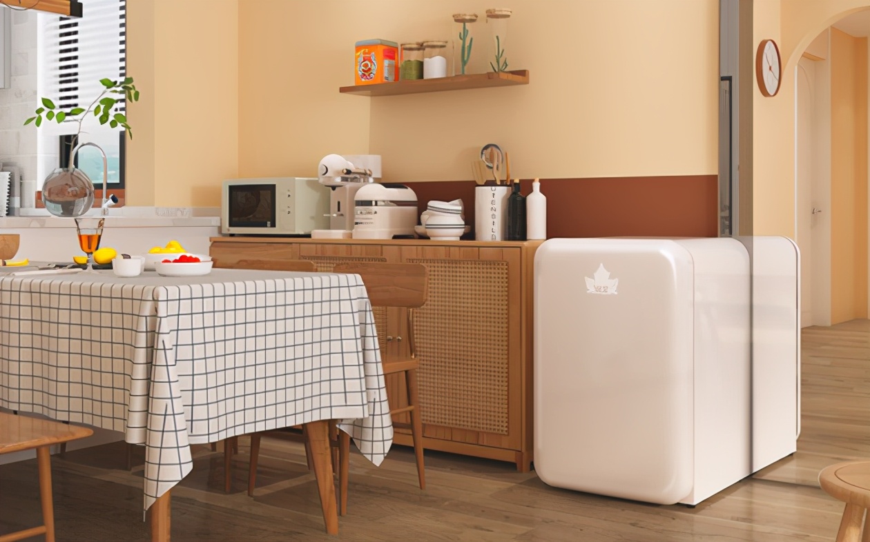 芬兰哈士奇复古冰箱,hck哈士奇小冰箱