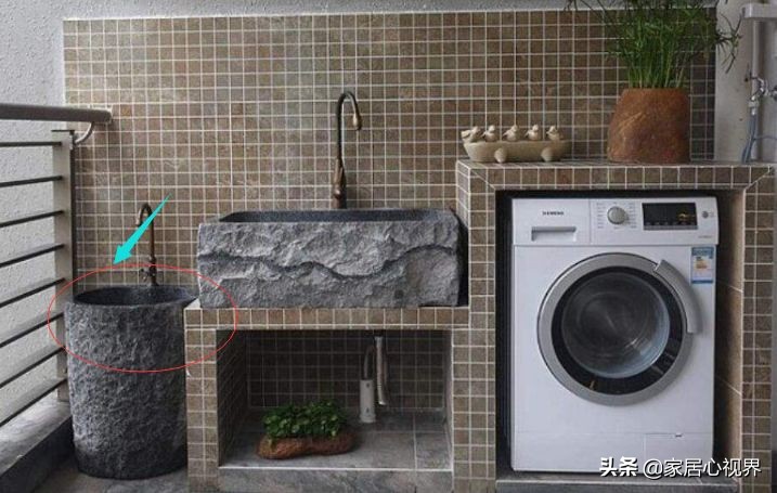 洗衣台安装阳台哪个位置比较好,阳台上一般装洗衣台吗