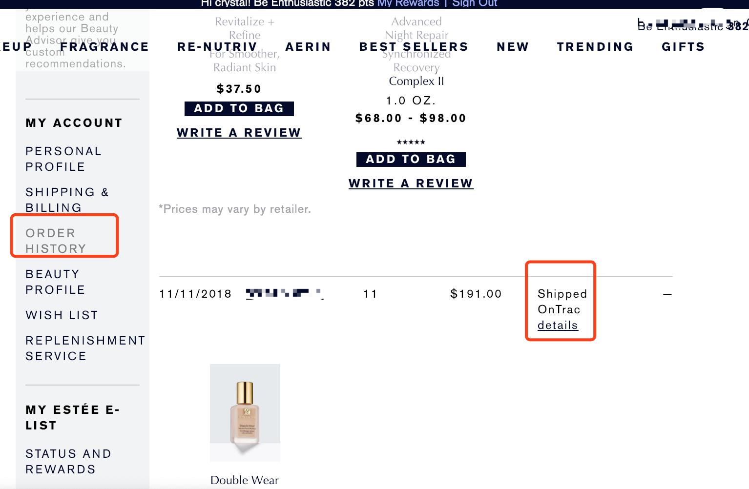 雅诗兰黛海淘价目表,雅诗兰黛海外购和官方区别