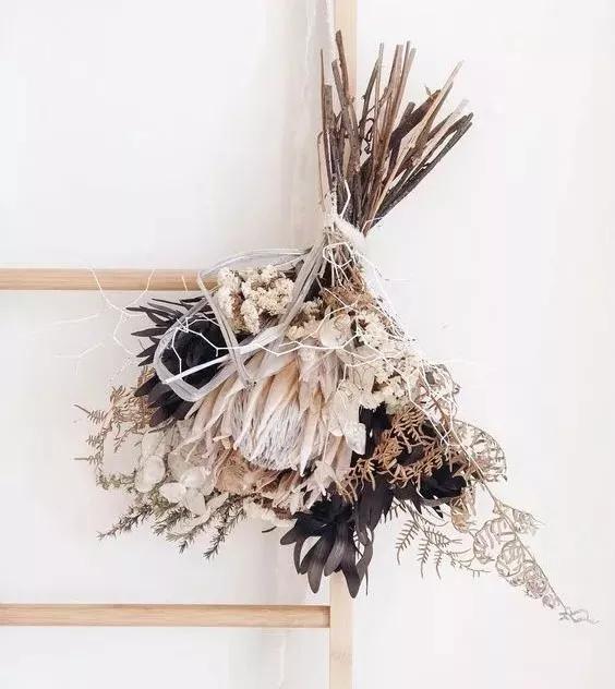 她用这种高颜值的干花装饰家里，隔壁邻居都惊叹不已