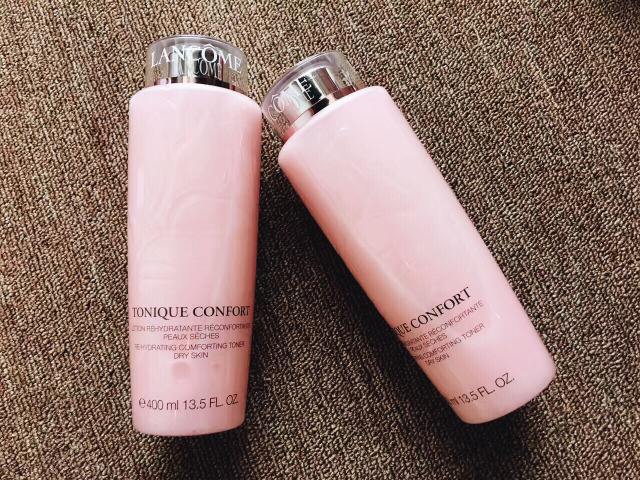 兰蔻粉水化妆水测评,兰蔻清滢保湿水口碑粉水干皮救星