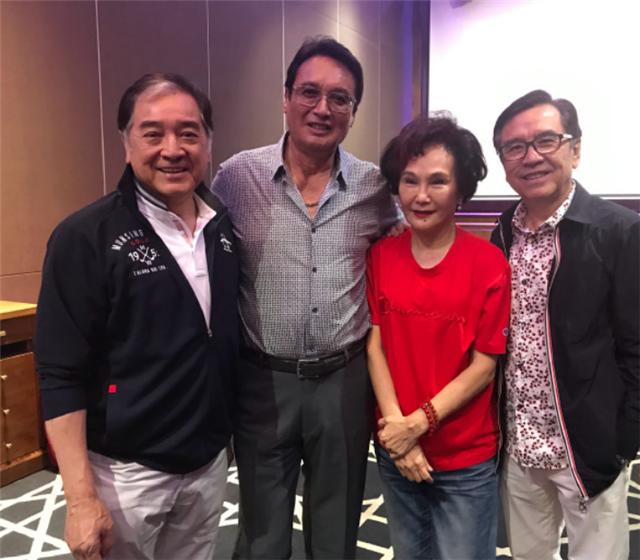 7080年代香港明星演员合影,香港老戏骨年轻时照片