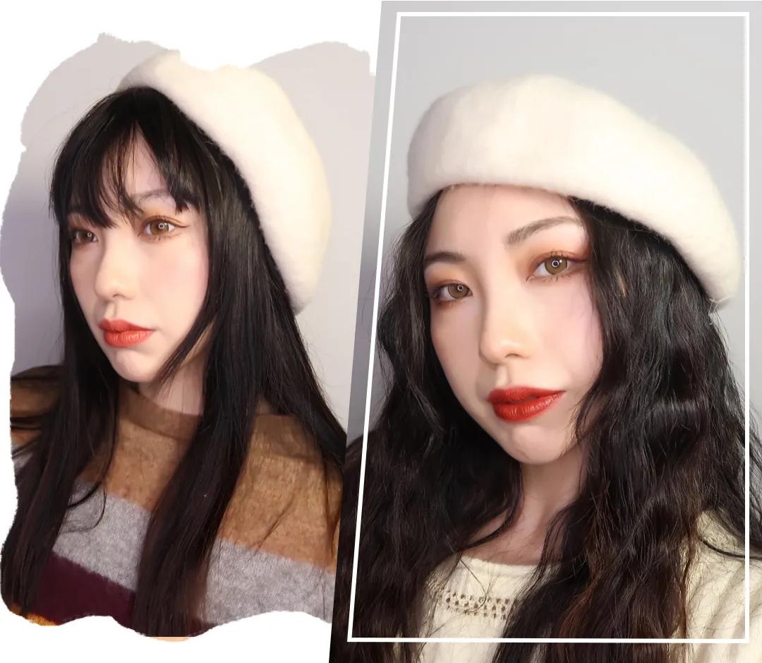冬天帽子女款2022款网红款加厚,头大的女生冬天适合什么帽子