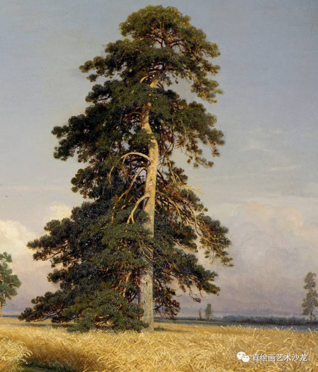俄罗斯风景画家希施金高清大图,希施金著名风景油画介绍