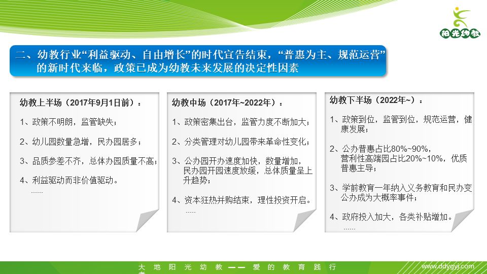 逆向而思，顺势而为，致力打造“普惠不普通”的幼教集团
