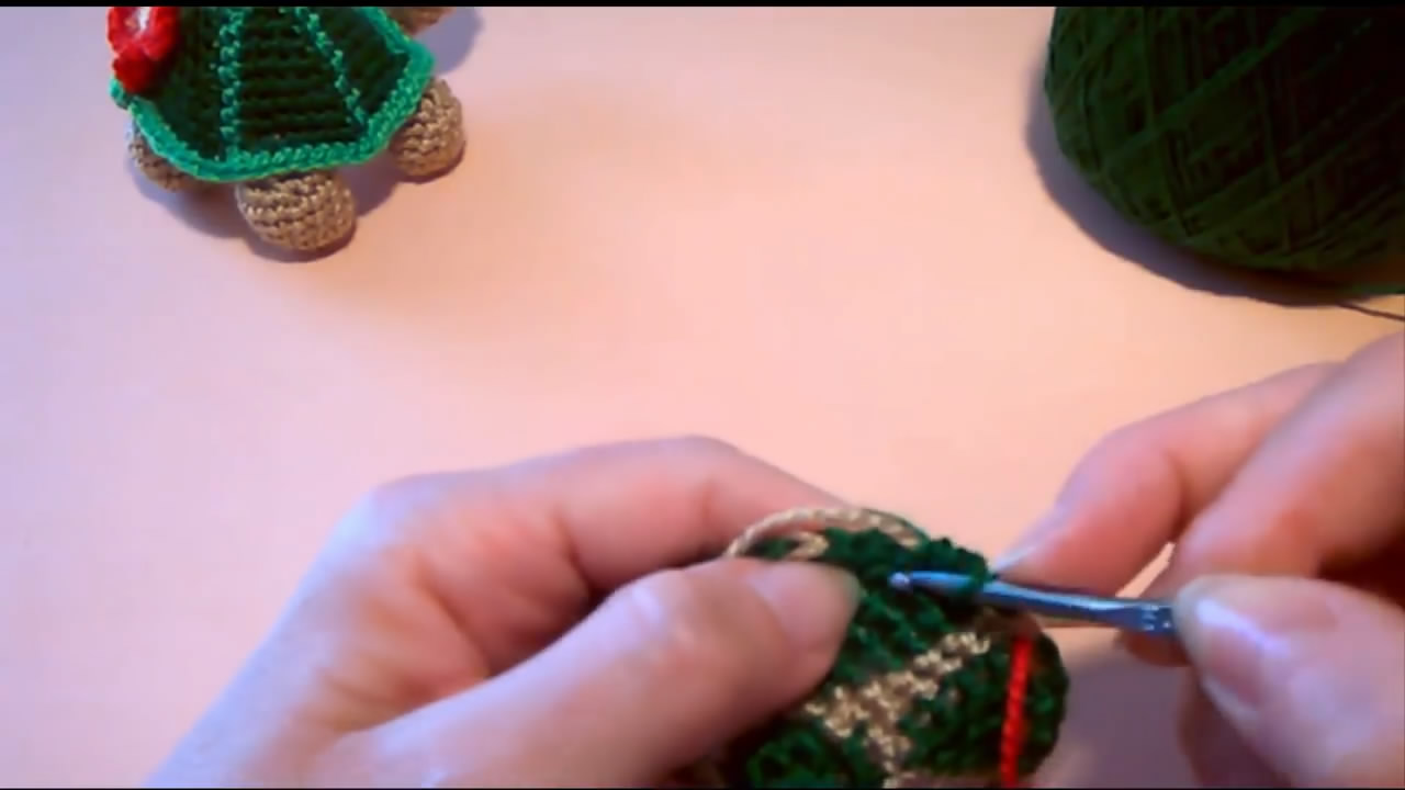 乌龟的钩织图解,小乌龟的钩织教程图解