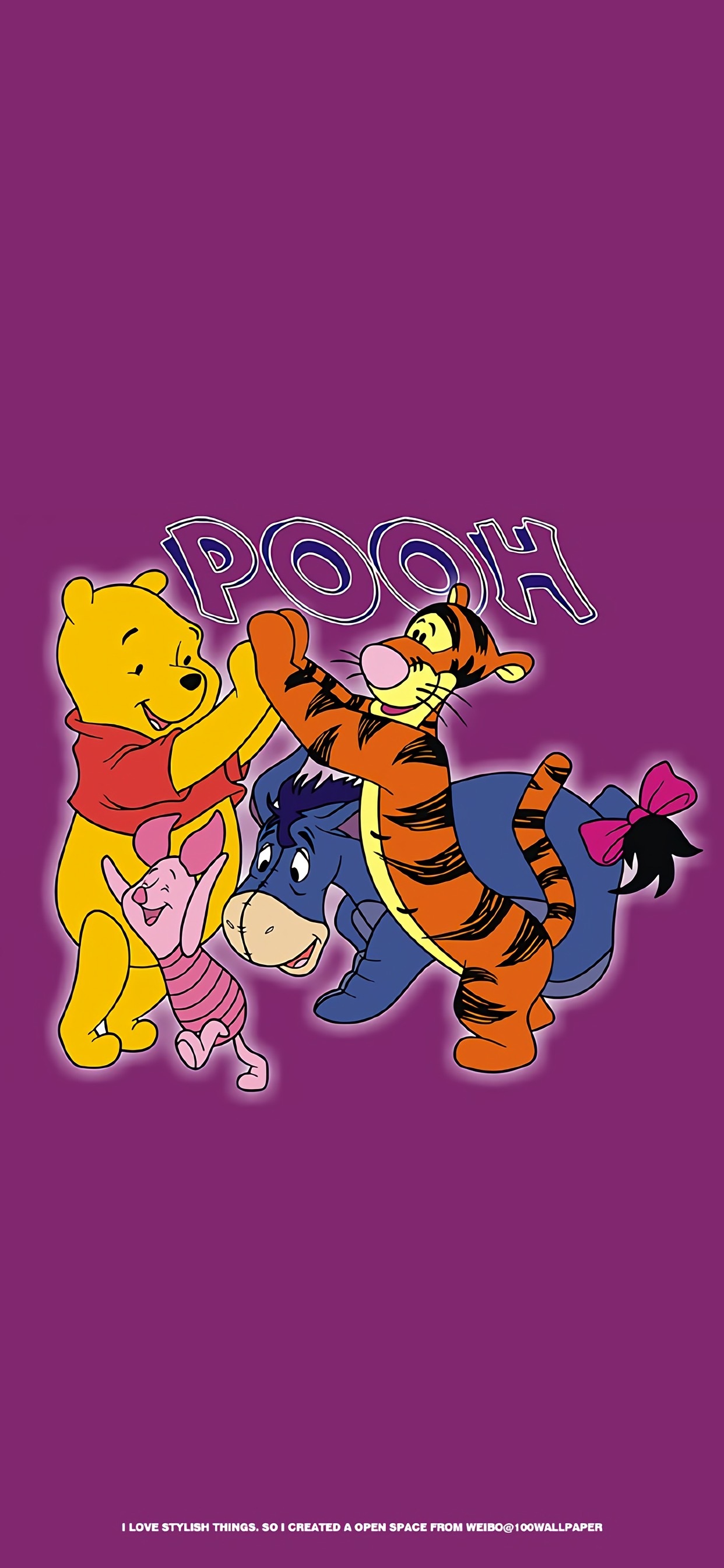 小熊维尼卡通手机壁纸高清壁纸无水印