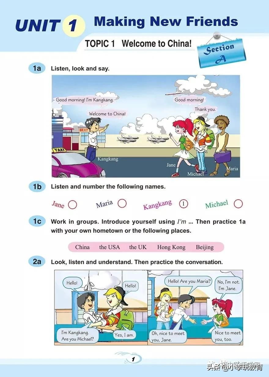 暑期预习|仁爱版七年级英语上册Unit1Topic1知识汇总