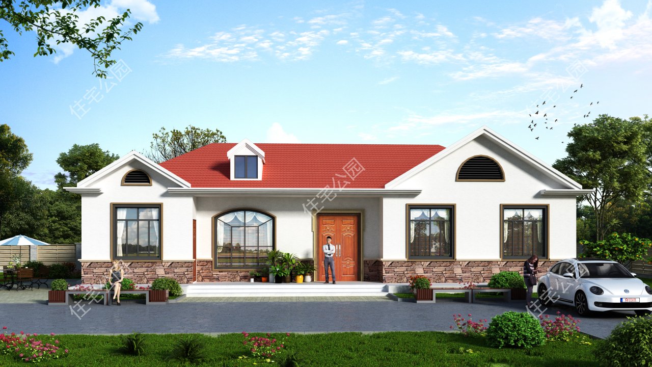 农村建一层房子图纸,农村建房哪种图纸最好