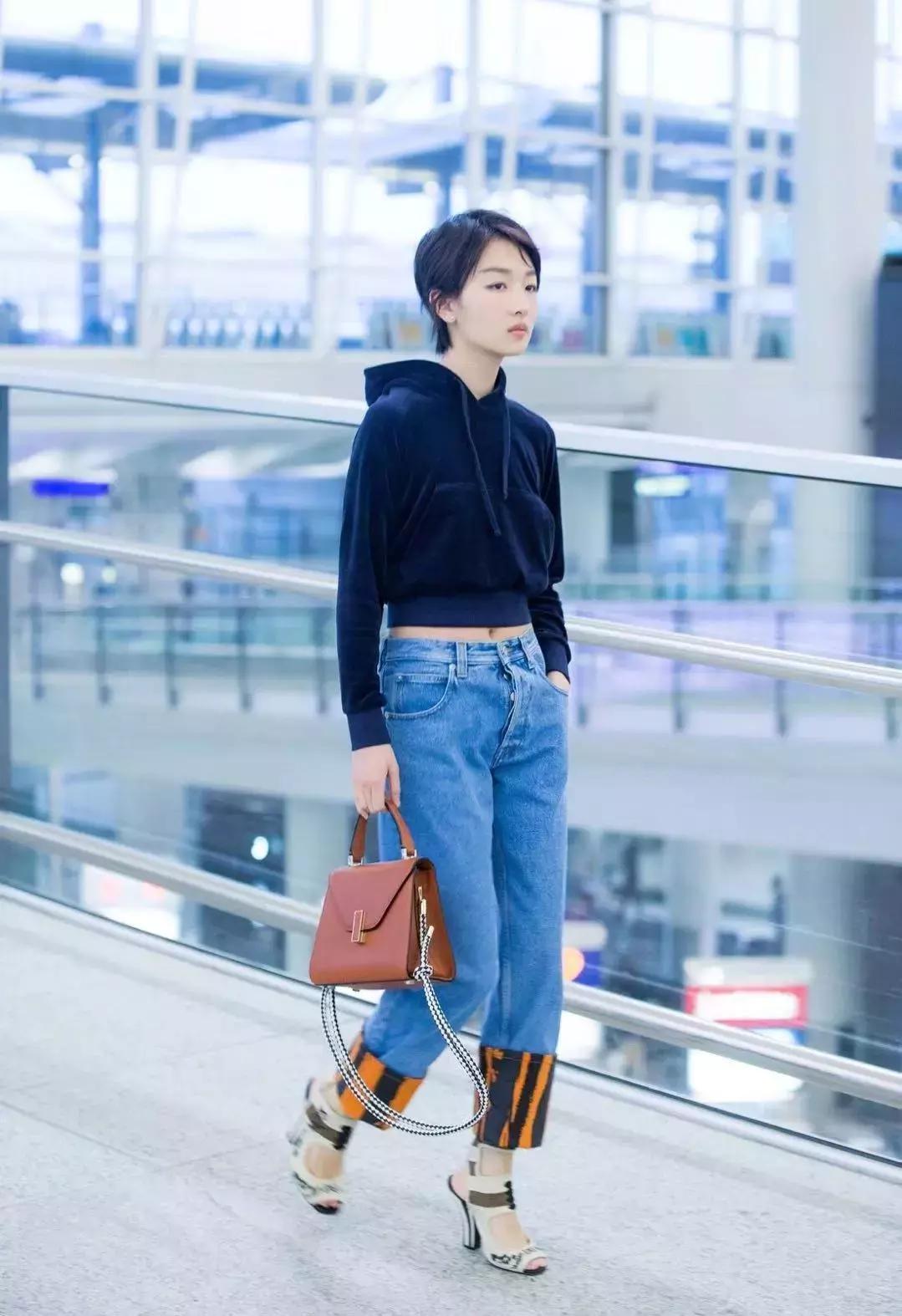 什么牛仔裤卷边好看还好穿,男士百搭休闲修身裤卷边裤夏款