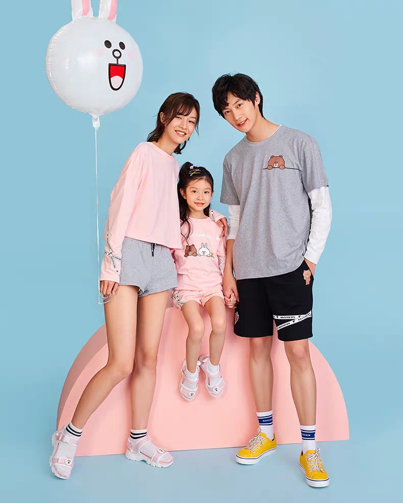 斯凯奇小红帽联名,斯凯奇联名款linefriends