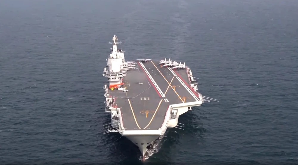 辽宁舰和山东舰联合军演,台海军演山东舰航母编队装备