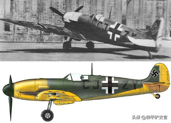 法国飞行员迷航迫降泽西岛，座机被德国人魔改成混血儿