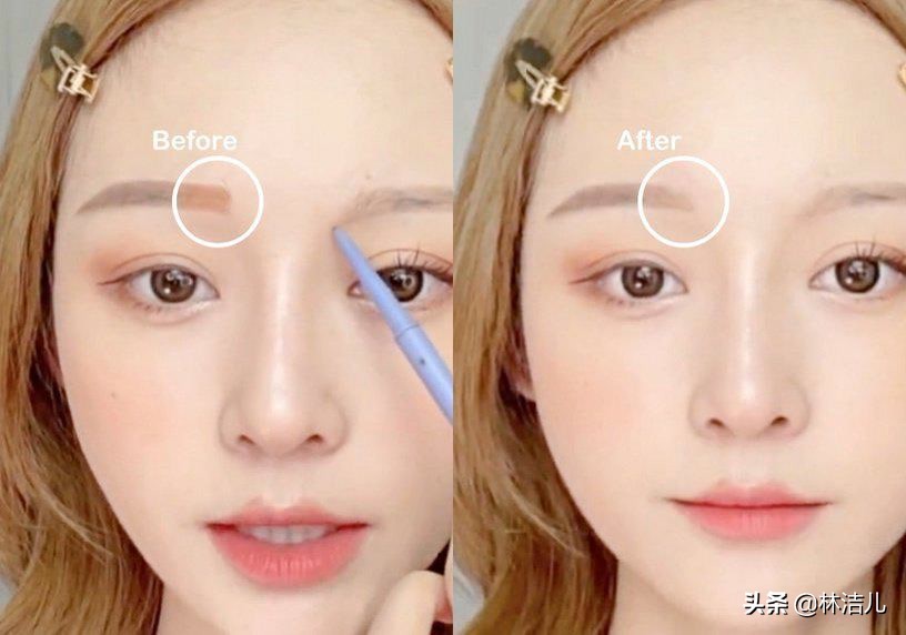 孙怡素颜眉毛,孙怡素颜