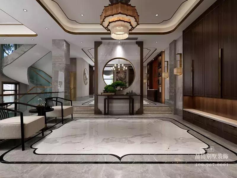 常州别墅装修|东方深沉韵味,幽幽新中式风