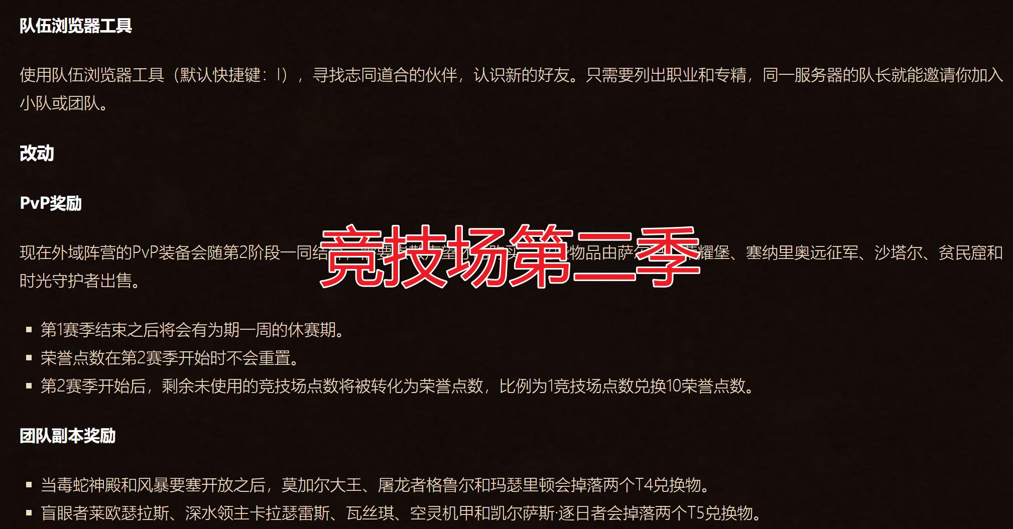 魔兽世界tbc团本一览,魔兽世界tbc团本开放顺序