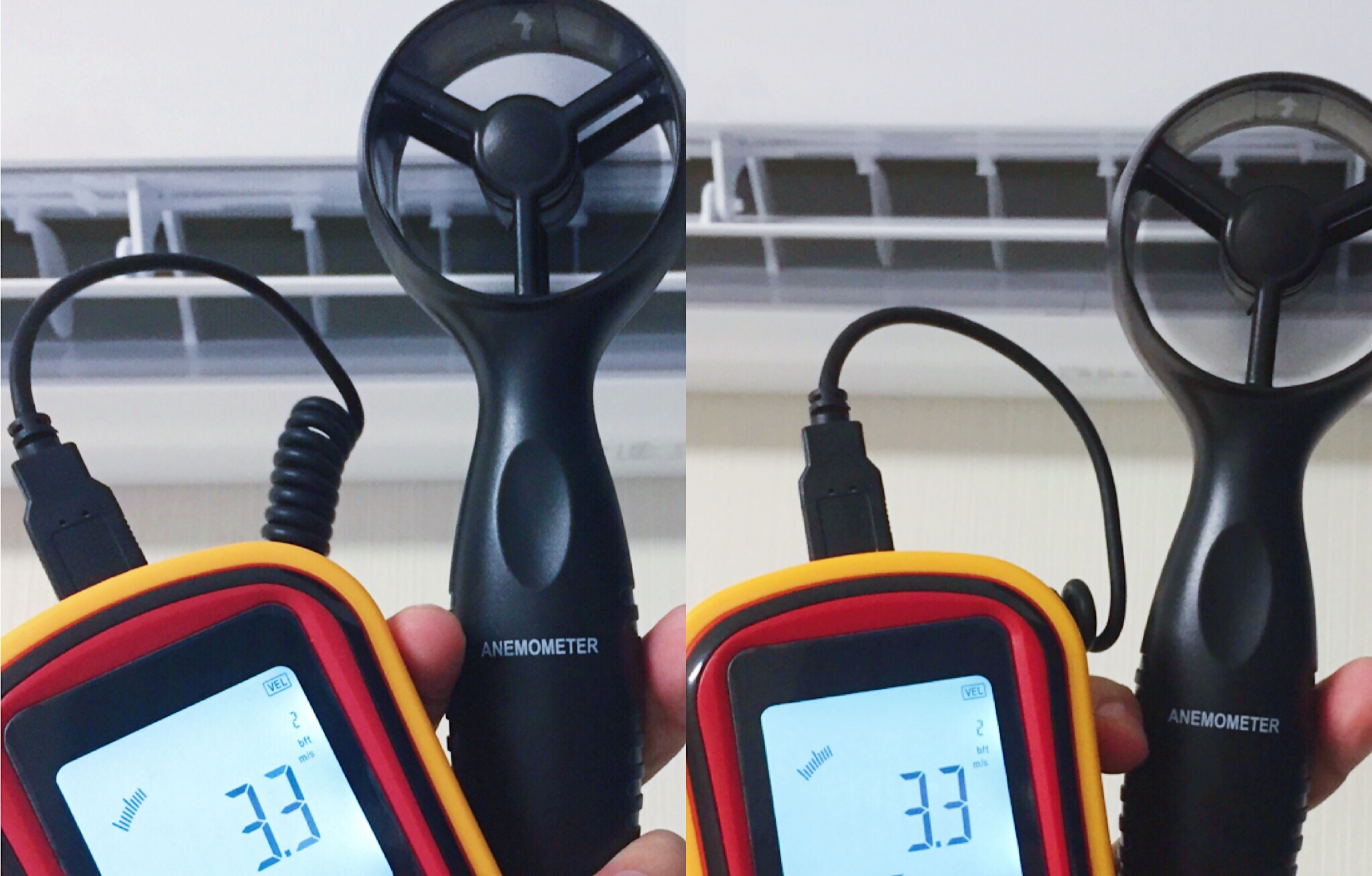 两种方式为空调加装空气净化，对比PK评测—静电滤网VS空调口罩