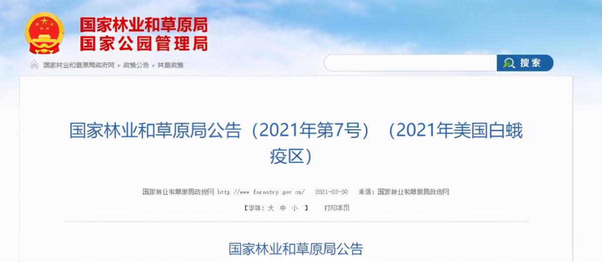 提醒！西安多地被列入“美国白蛾疫区”，官方曾高价通缉！