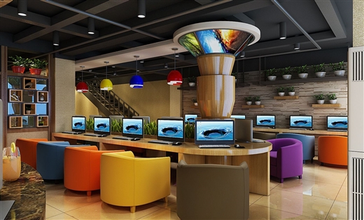 网咖装修设计基本知识,网咖装修省钱