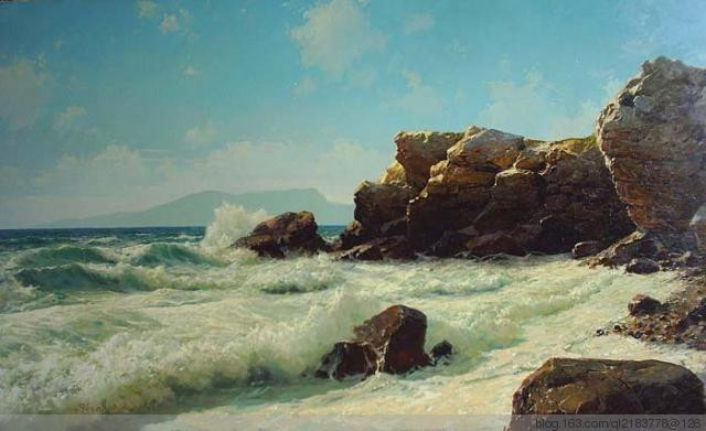 俄残荷罗斯油画风景70幅,俄罗斯画家的油画如诗如画美极了