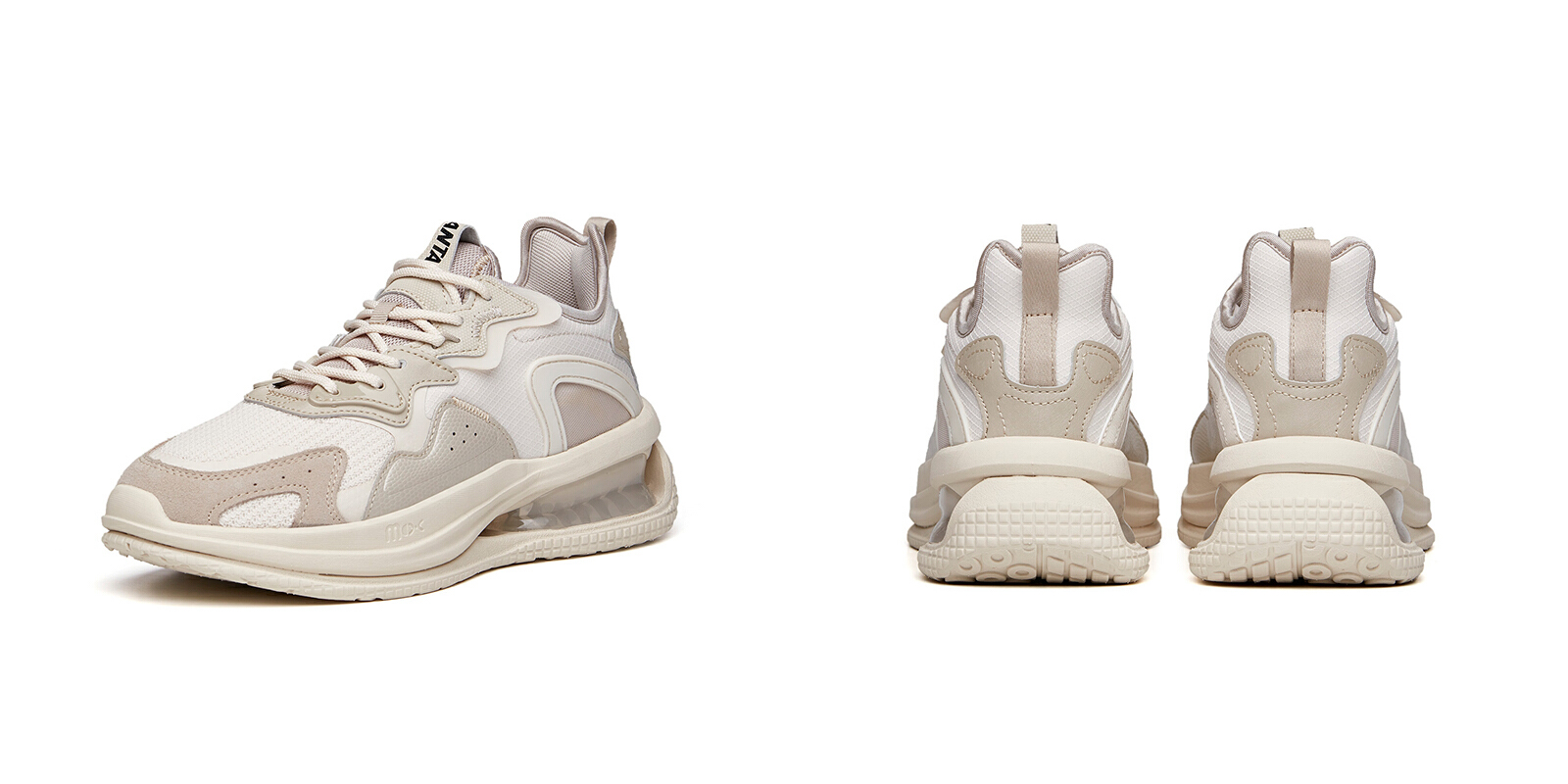 可视化弹力胶加镂空结构，这双国产潮鞋真潮真吸睛