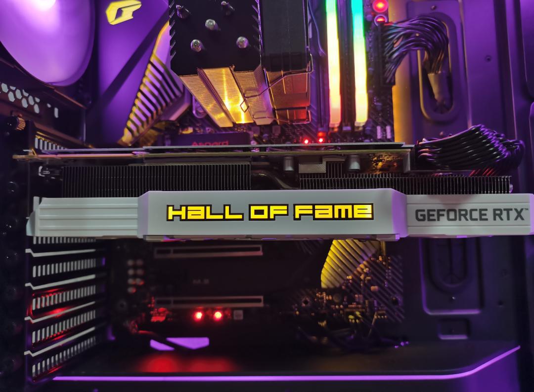 影驰名人堂hof显卡,影驰2080super显卡