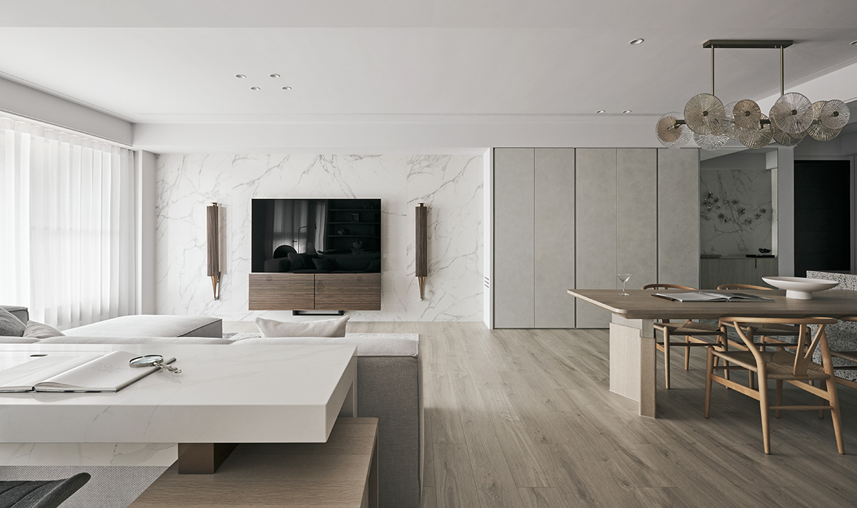 客厅设计现代简约风格没有电视,传统客厅设计比较实惠