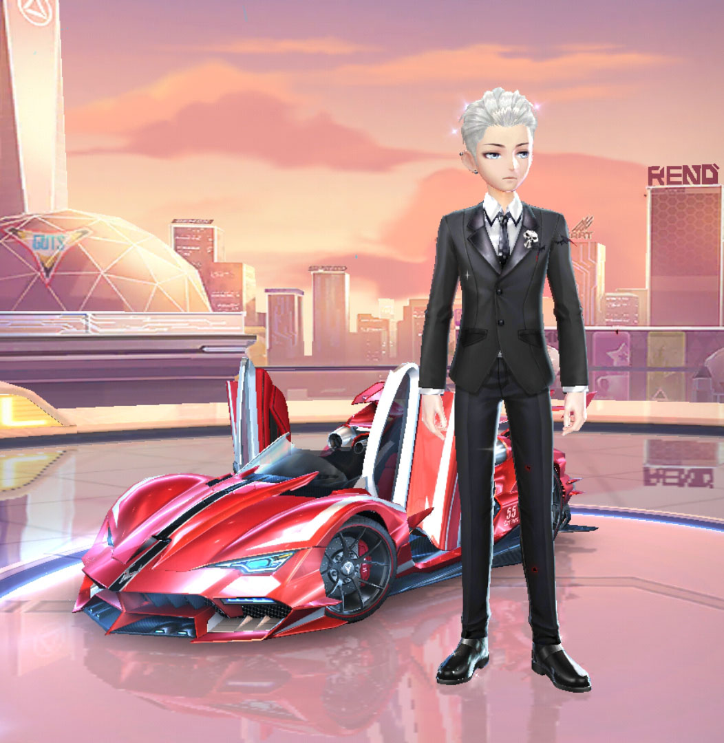 qq飞车手游东北大花袄服饰,手游qq飞车黑色礼服