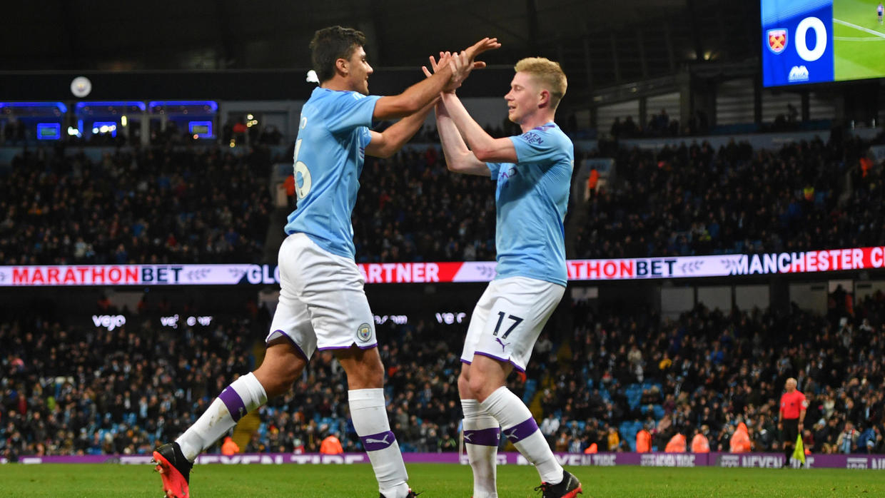 曼城5杀轰14球,伟大2