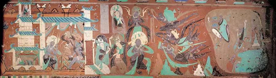 敦煌壁画肌理模仿,敦煌飞天壁画不褪色之谜