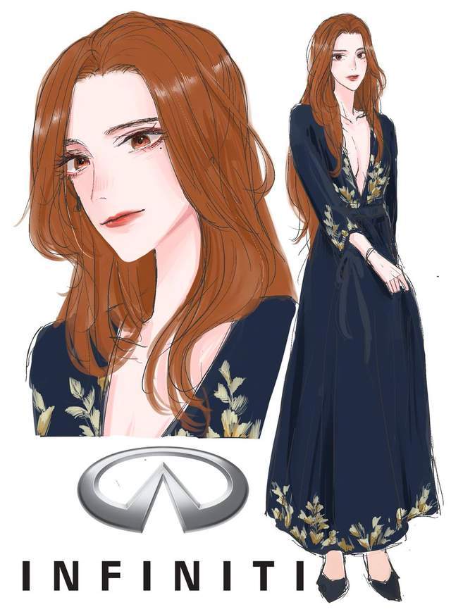 画师大佬把汽车品牌画成萌妹子,法拉利变御姐,福特变身金发妹子