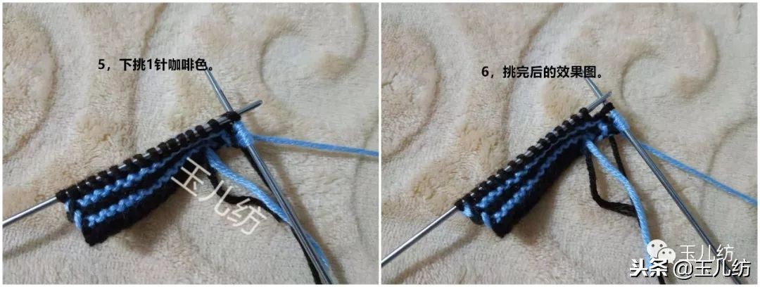 两边太阳花中间三角拖鞋编织教程,棉拖鞋两边太阳花完整的织法