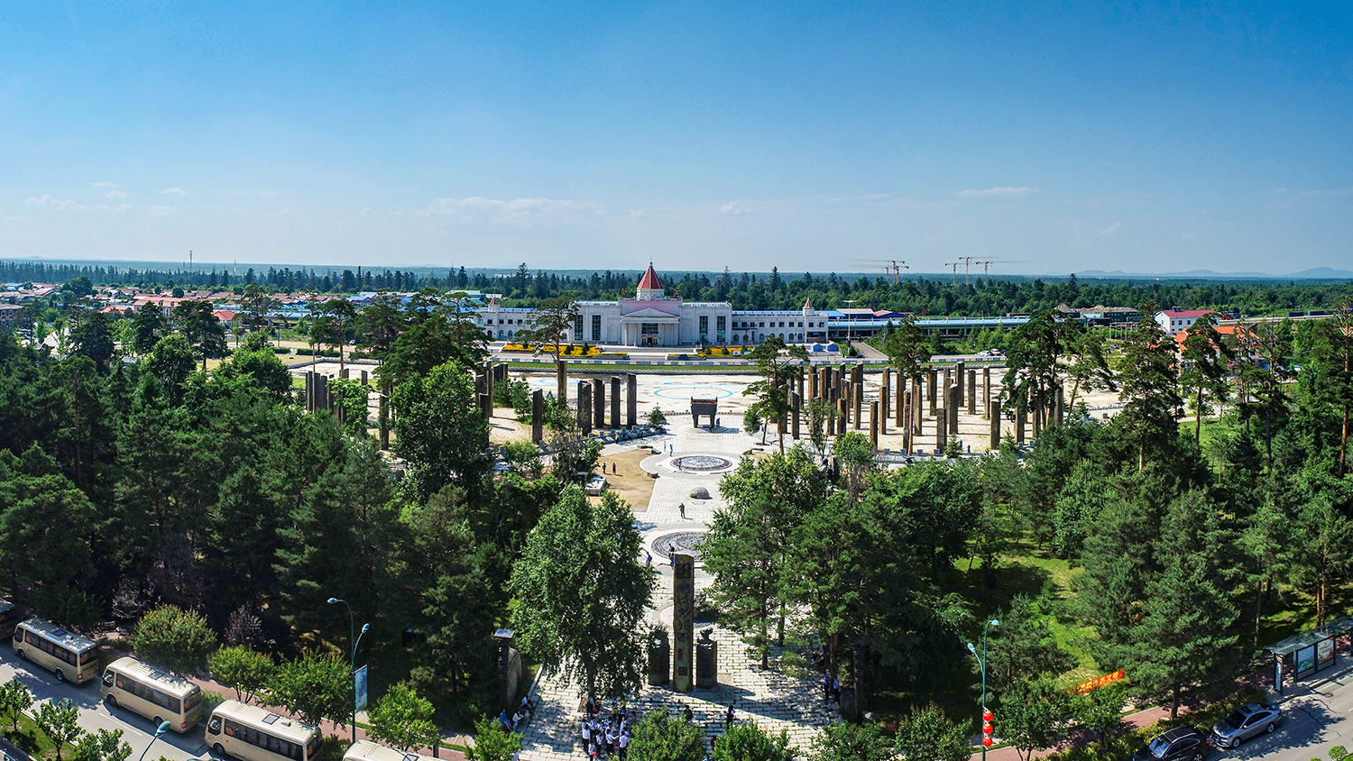 航拍长白山天池视频,长白山天池航拍全景视频