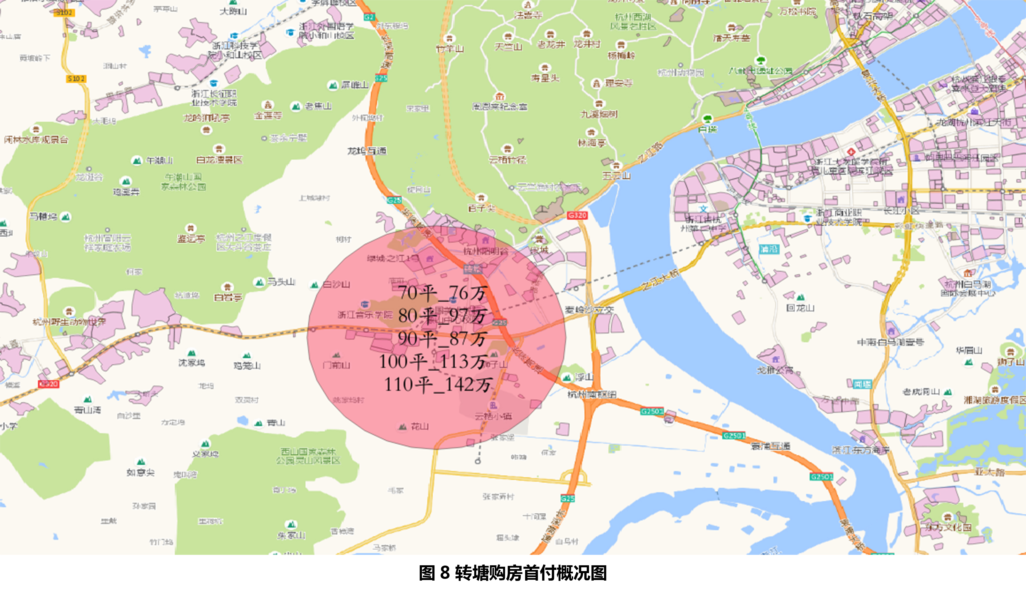 杭州转塘三区地图,杭州市转塘街道地图
