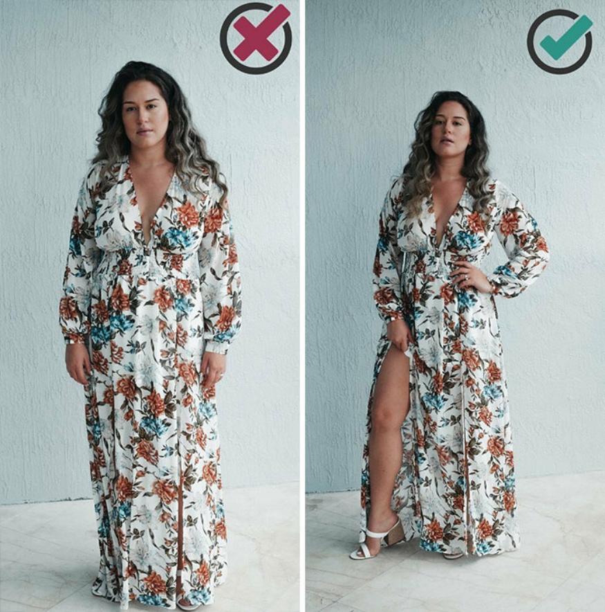 最好看又不显胖的拍照姿势,拍照怎么摆pose不显胖