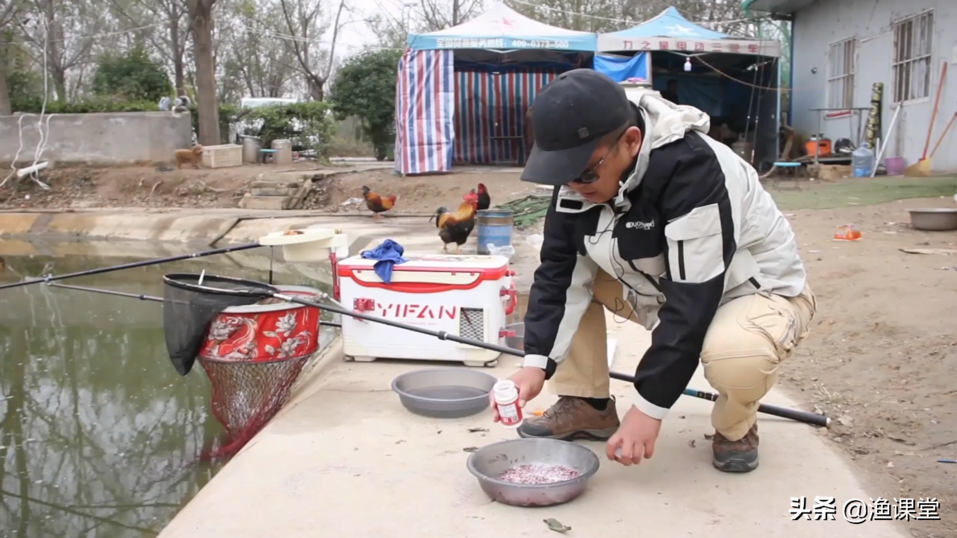 自制冬季鲤鱼鱼饵100%成功,爆炸钩冬季野钓鱼饵配方大全