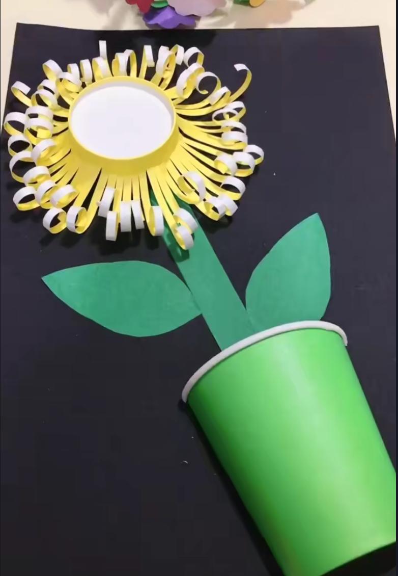 小朋友用一次性纸杯做手工制作,幼儿园一次性纸杯做垃圾分类手工