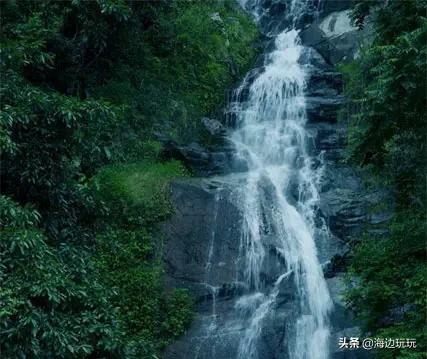 海南古银瀑布线路,海南兴隆情人瀑布